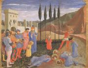 Fra Angelico The Martyrdom of Saints Cosmas and Damian (mk05) Sweden oil painting artist